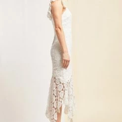 Lena White Lace Maxi Dress 8 Lena White Lace Maxi Dress