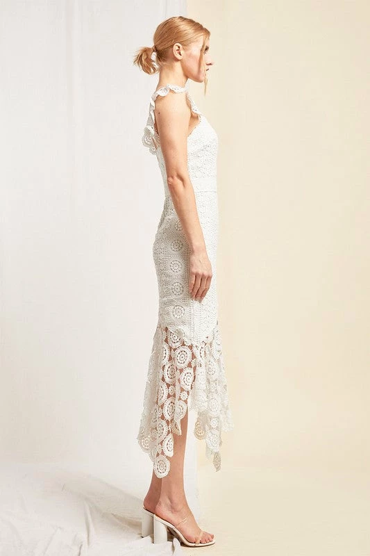 Lena White Lace Maxi Dress 4 Lena White Lace Maxi Dress