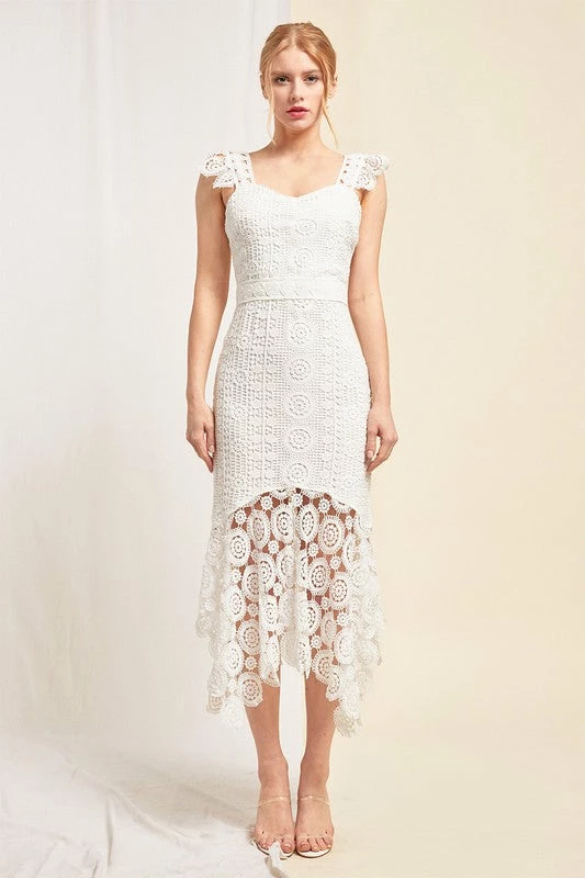 Lena White Lace Maxi Dress 3 Lena White Lace Maxi Dress