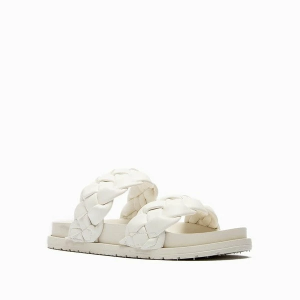Quipid Two Braided White Sandal 4 Quipid Two Braided White Sandal