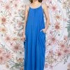 Very J New Arrivals Blue Midi Dress