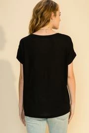 Hyfve Black Comfy Pocket Tee 2 Hyfve Black Comfy Pocket Tee