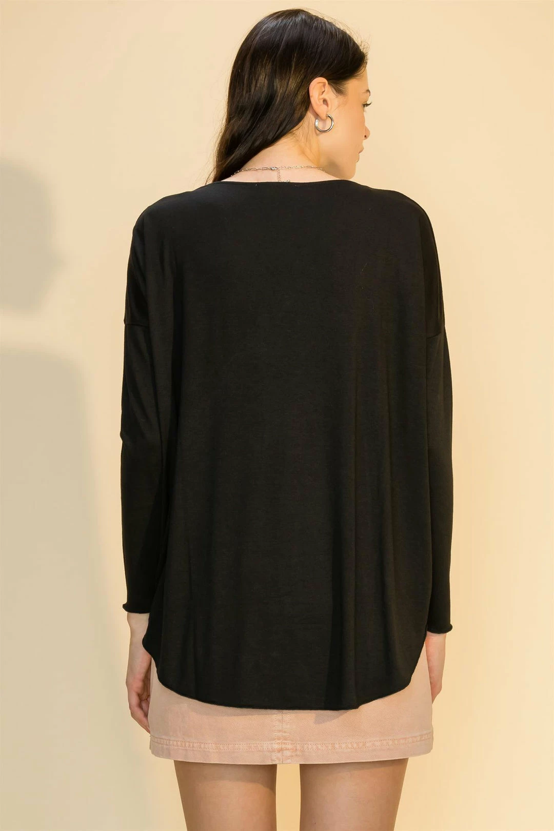 Hyfve Black Surplice Long Sleeve 2 Hyfve Black Surplice Long Sleeve