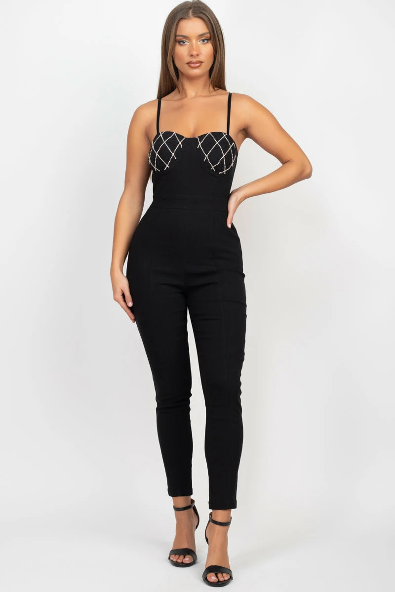 Irishbasic Black Rhinestone Jumpsuit 2 Irishbasic Black Rhinestone Jumpsuit
