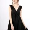 Very J New Arrivals Black Tiered Dress