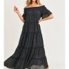 Jodifl Black Maxi Dress New Arrivals
