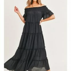 Jodifl Black Maxi Dress New Arrivals