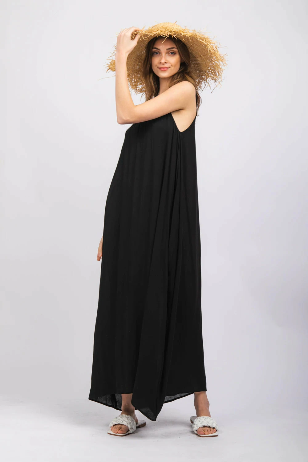 Very J New Arrivals Black Midi Dress 2 Very J New Arrivals Black Midi Dress
