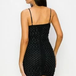 Irishbasic New Arrivals Black Rhinestone Dress 5 Irishbasic New Arrivals Black Rhinestone Dress