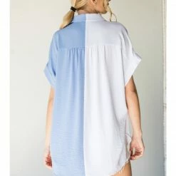 Jodifl Colorblock Button Up Top