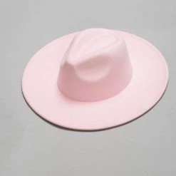 Wall To Wall Blush Fedora Hat New Arrivals