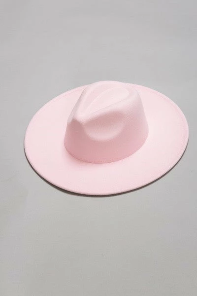Wall To Wall Blush Fedora Hat New Arrivals 1 Wall To Wall Blush Fedora Hat New Arrivals