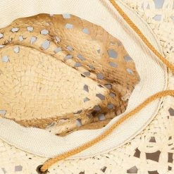 Wall To Wall New Arrivals Black Straw Braided Cowboy Hat