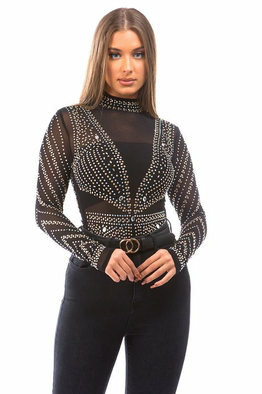 Day G Rhinestone Body Suit 6 Day G Rhinestone Body Suit