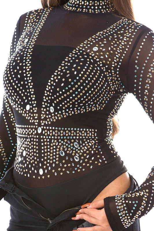 Day G Rhinestone Body Suit 2 Day G Rhinestone Body Suit