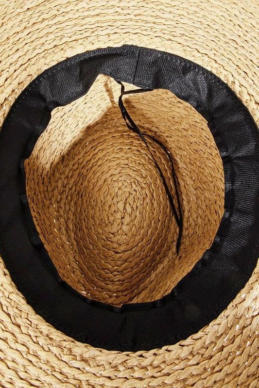 Wall To Wall Leopard Strap Straw Hat New Arrivals 2 Wall To Wall Leopard Strap Straw Hat New Arrivals