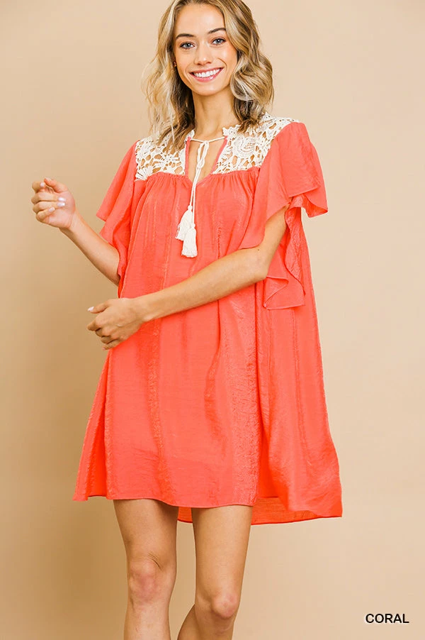 UMGEE Coral Dress Final Sale 1 UMGEE Coral Dress Final Sale