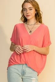 Hyfve Tea Rose Surplice Top Tops 3 Hyfve Tea Rose Surplice Top Tops