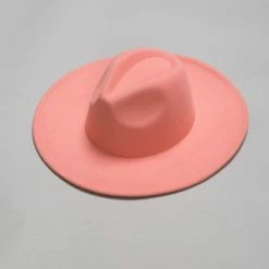 Wall To Wall New Arrivals Coral Fedora Hat