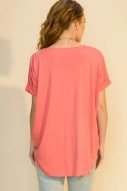 Hyfve Tea Rose Surplice Top Tops 4 Hyfve Tea Rose Surplice Top Tops