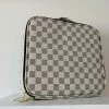 Beautystash New Arrivals White Checker Glamour Stash Bag