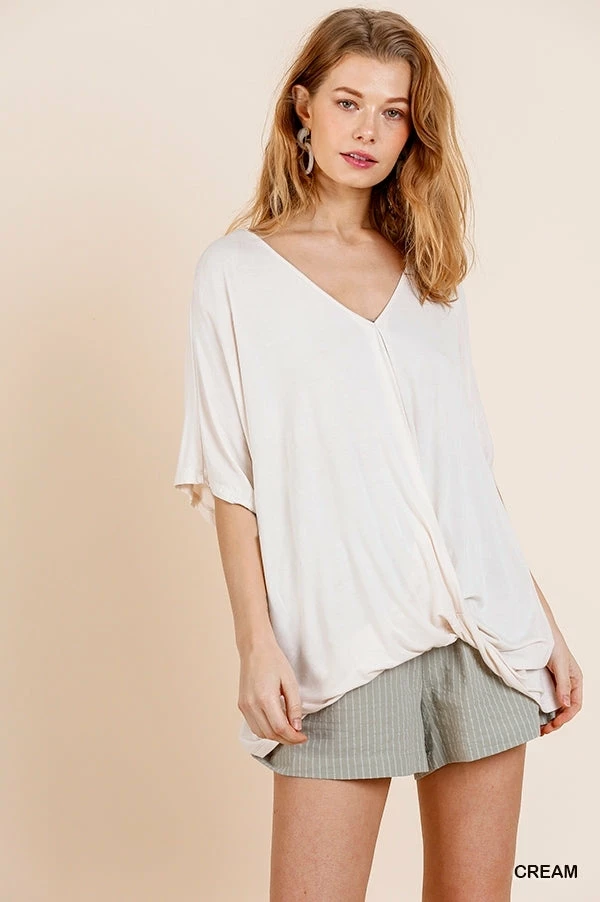 UMGEE Cream Knot Top 1 UMGEE Cream Knot Top