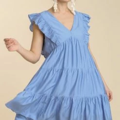 UMGEE Blue Tiered Dress