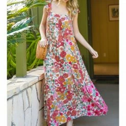Jodifl Floral Print Maxi Dress New Arrivals