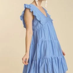 UMGEE Blue Tiered Dress