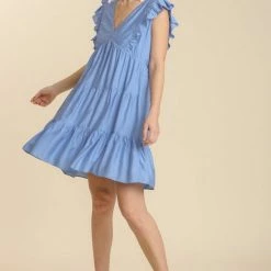 UMGEE Blue Tiered Dress