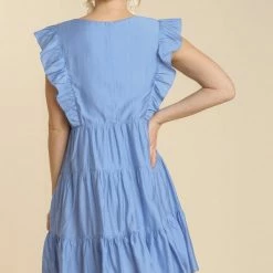 UMGEE Blue Tiered Dress
