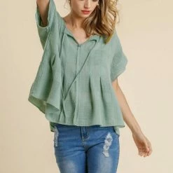 UMGEE Dusty Mint Top