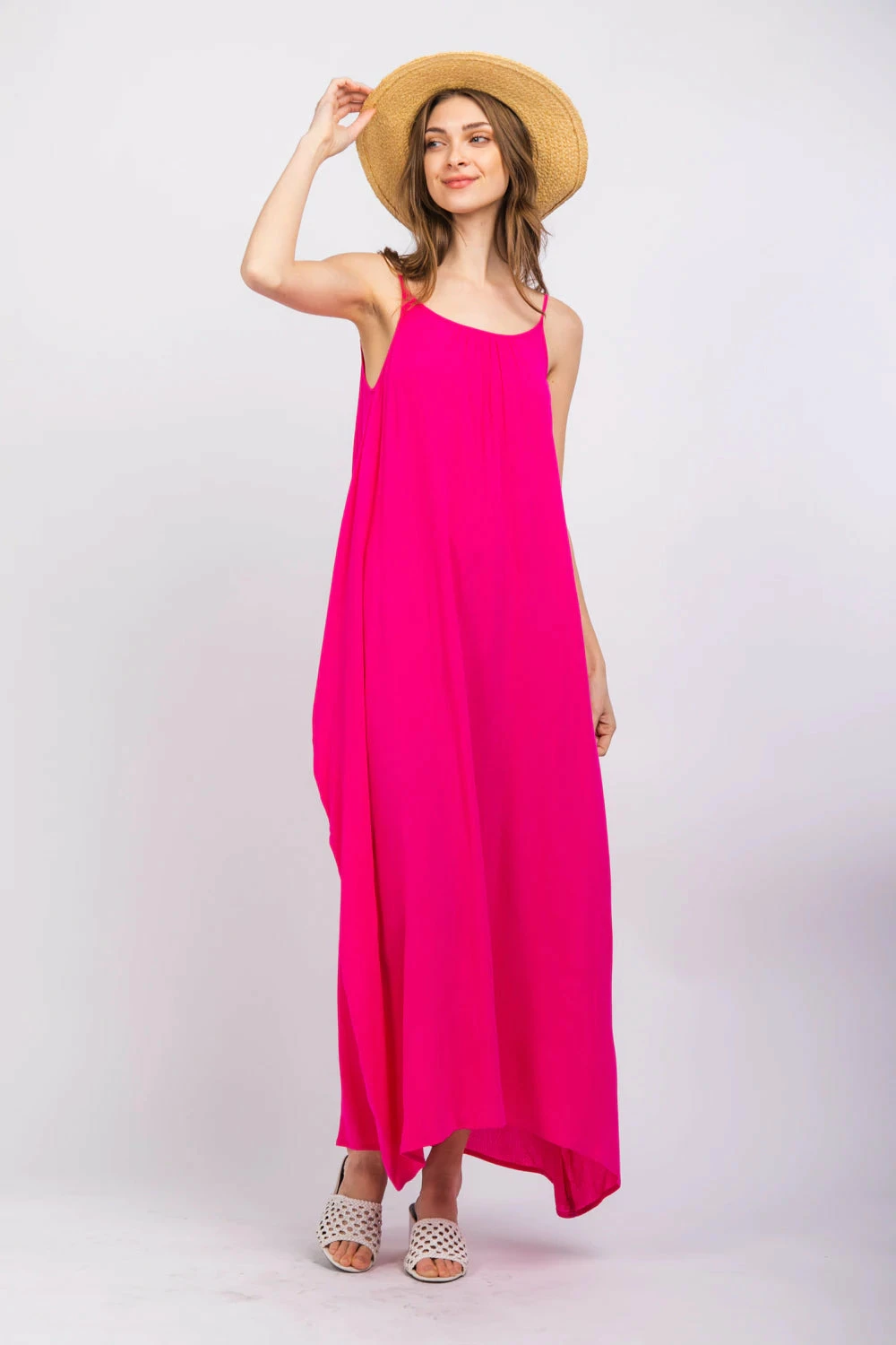 Very J Fuchsia Midi Dress New Arrivals 1 Very J Fuchsia Midi Dress New Arrivals