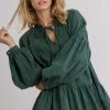 UMGEE Dark Green Babydoll Top