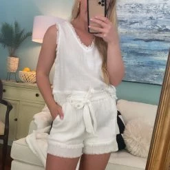 Very J New Arrivals White 2 Piece Set