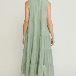 Entro Olive Midi Dress