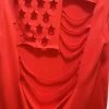 Bibi Red Laser Back Cut Out Tops