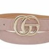 Girly Light Pink Snake Belt