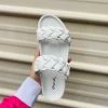 Quipid Two Braided White Sandal