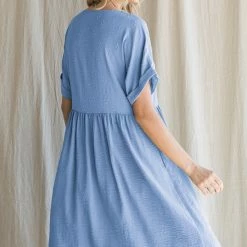 Jodifl New Arrivals Powder Blue Dress