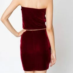 Hyfve Bottoms Wine Sequins Skirt