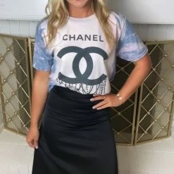 Hyfve Black Satin Skirt