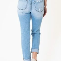 KanCan Medium Washed Mom Jeans New Arrivals