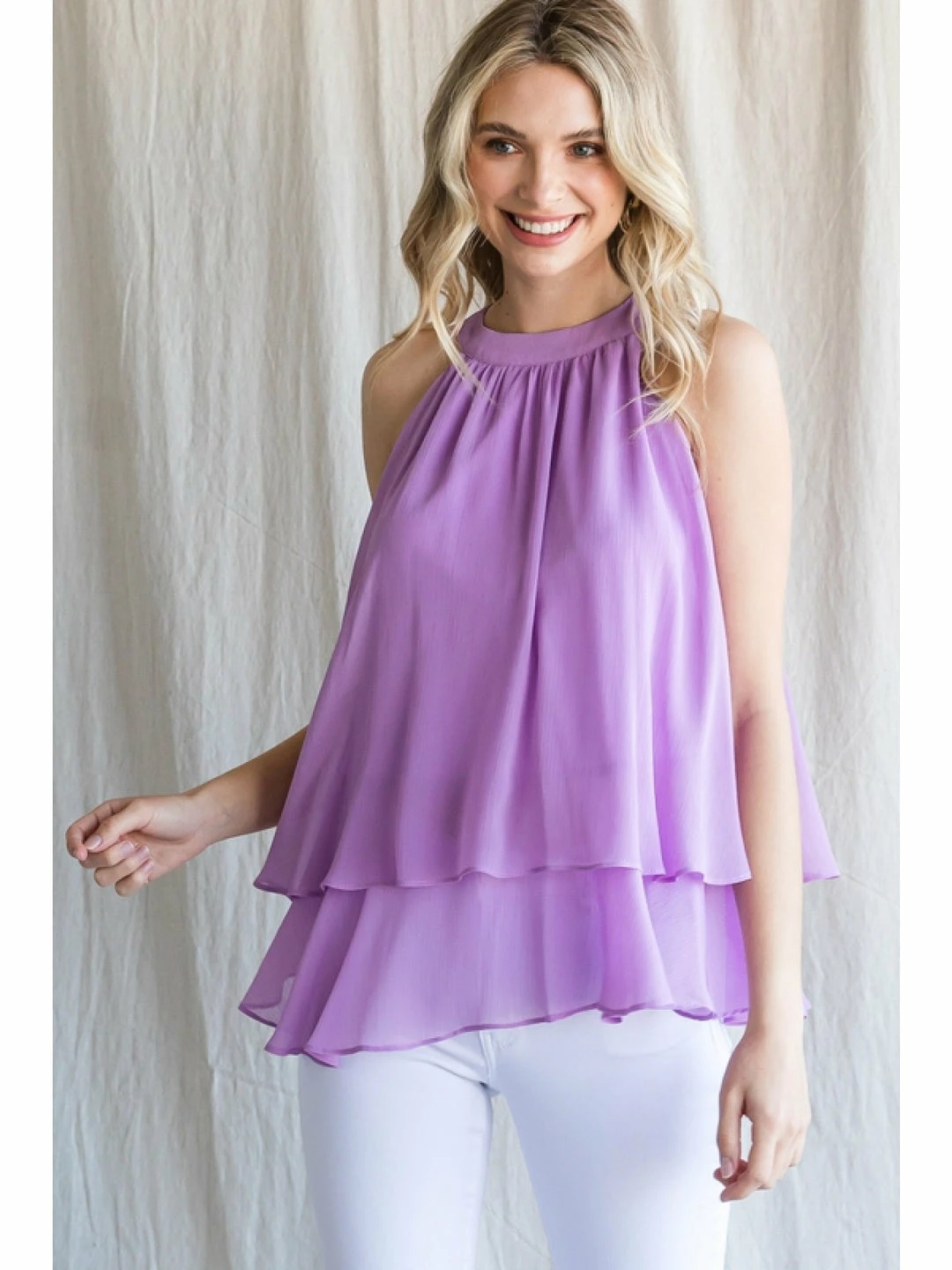 Jodifl Lavender Layered Top 1 Jodifl Lavender Layered Top