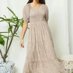 Baevely New Arrivals Leopard Maxi Dress