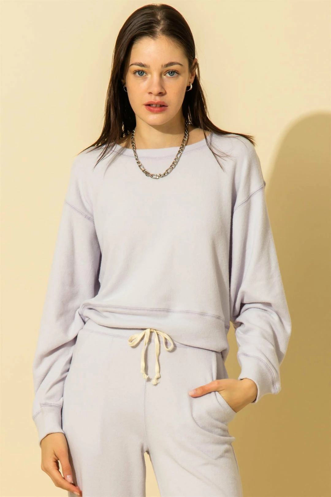 Hyfve Lilac Fog Sweatshirt 1 Hyfve Lilac Fog Sweatshirt