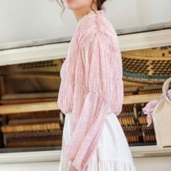 Blu Pepper New Arrivals Light Pink Top