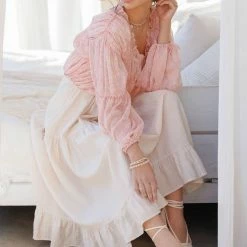 Blu Pepper New Arrivals Light Pink Top