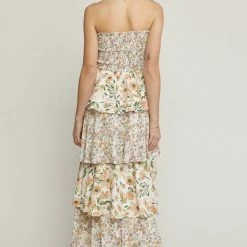 Entro Multi Print Tiered Maxi Dress New Arrivals