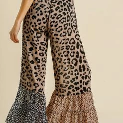 UMGEE Animal Print Pants Bottoms